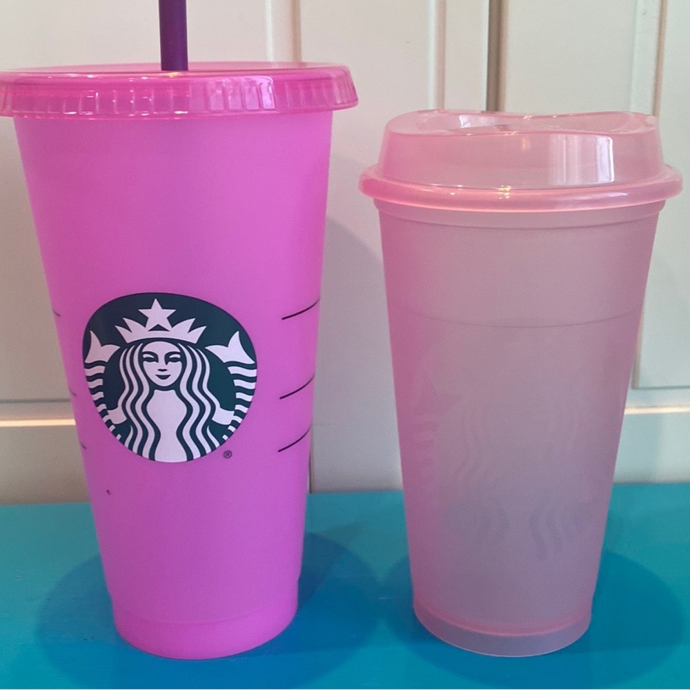 Starbucks plastic cups